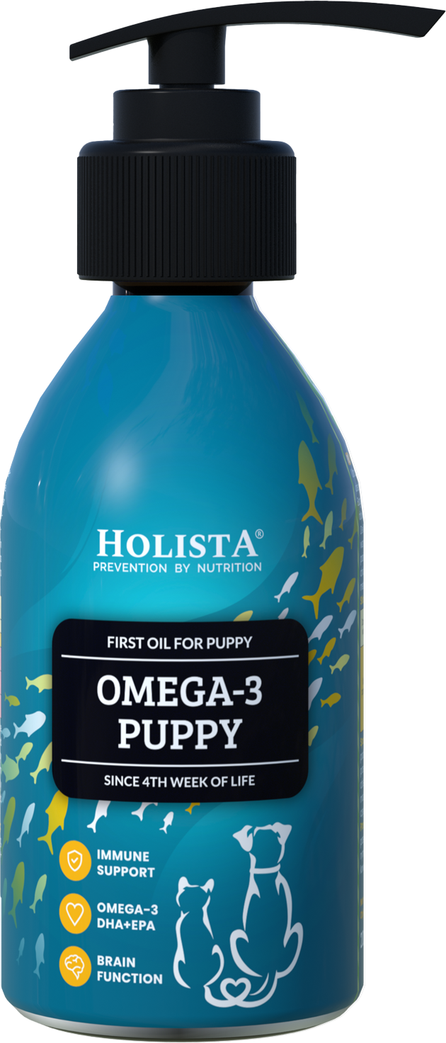Holista Omega3 Puppy 100ml Holista Omega 3 Puppy Oil 100ml packaging